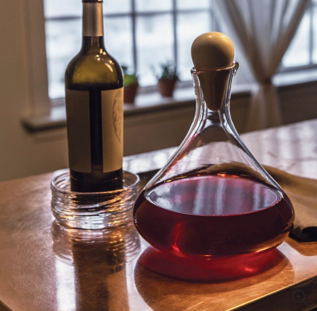 Wine Decanter with Marble Stopper