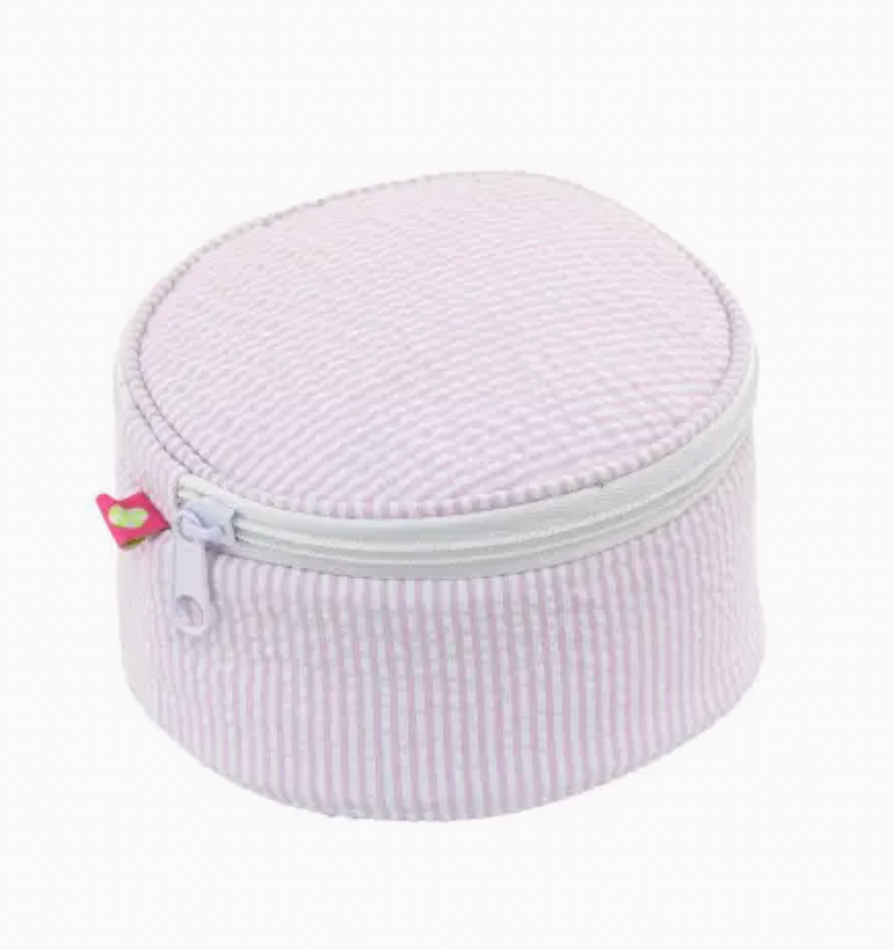 Scallop Seersucker Button Bag