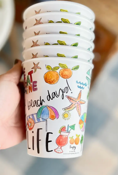 Beach Life Cups