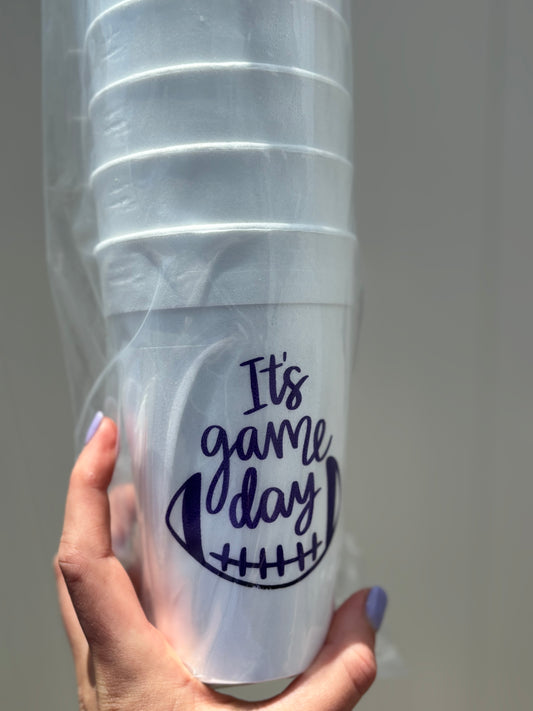 It’s Game Day Cups