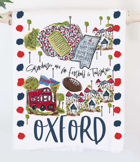 Oxford MS Tea Towel